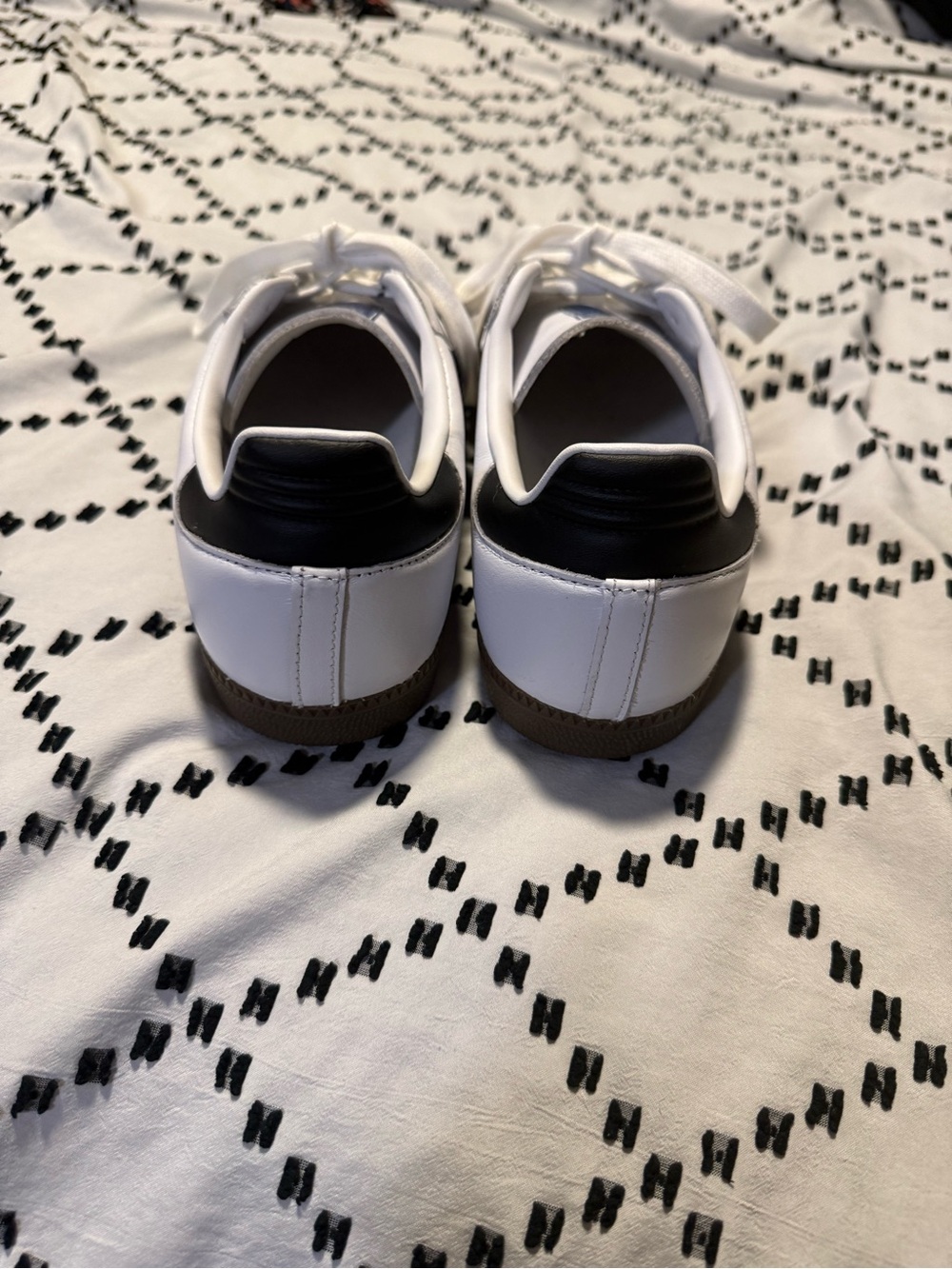 Adidas Sambas Classic White Black Gray - Picture 4 of 7